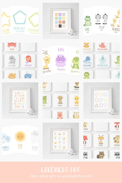 Counting Flashcards, Numbers 1 to 20