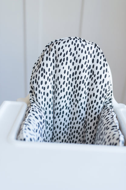 White & Black Dots IKEA Antilop Cushion Cover