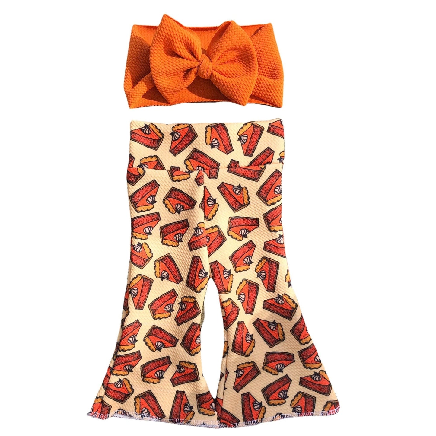 Thanksgiving Pumpkin Pie Bell Bottom Outfit