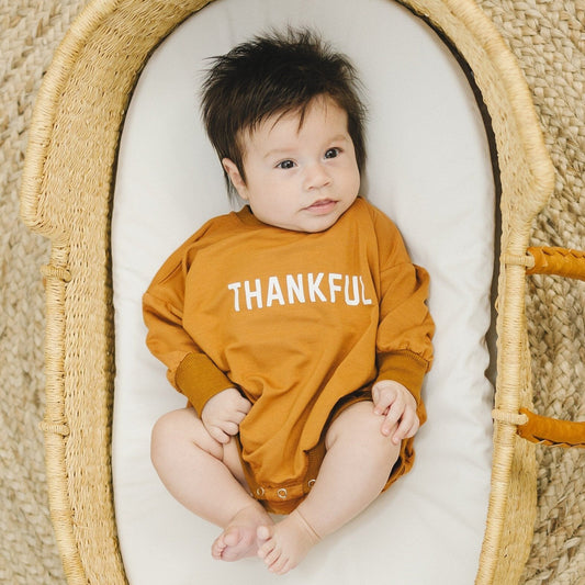 Thankful Bamboo Sweatshirt Romper