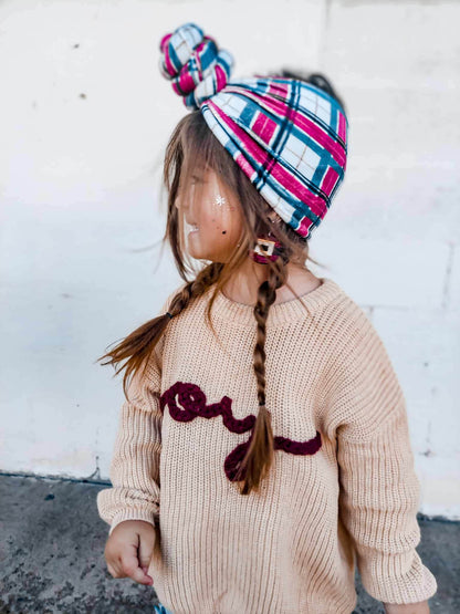 Joy Hand Embroidered Christmas Sweater - Infant Sizes