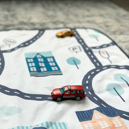 Tiny Town Splash Mat - A Waterproof Catch-All for Highchair Spills and More!