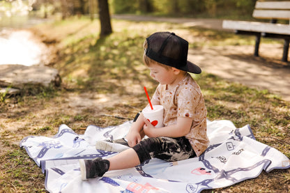 Tiny Town Splash Mat - A Waterproof Catch-All for Highchair Spills and More!