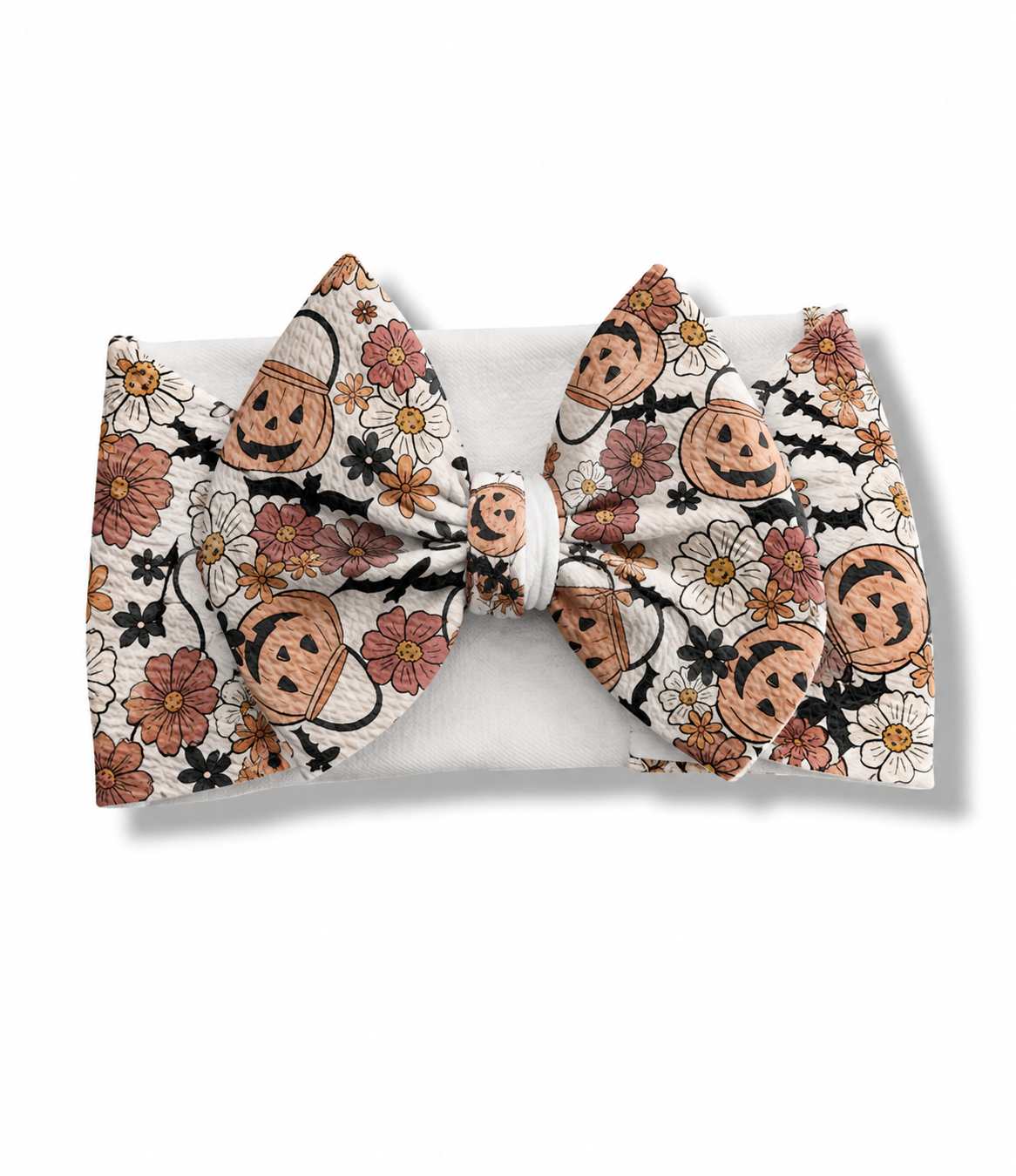 Halloween Trick or Treat Baby Headwrap Bow