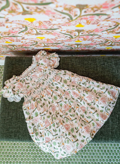 The Mimi Dress - Palm Beach Happy Monkey Print