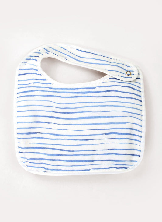 Baby Classic Bib - Wave Stripe