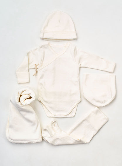 Welcome Baby Pointelle 5 Piece Set