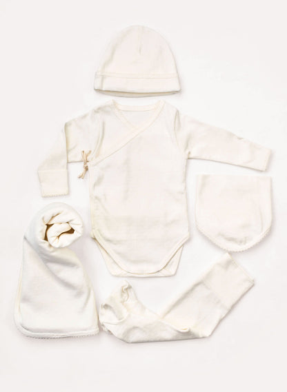 Welcome Baby Pointelle 5 Piece Set