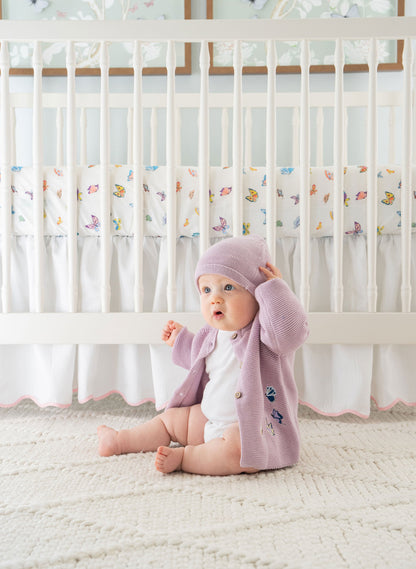 Baby Embroidered Butterfly Knit Cardigan