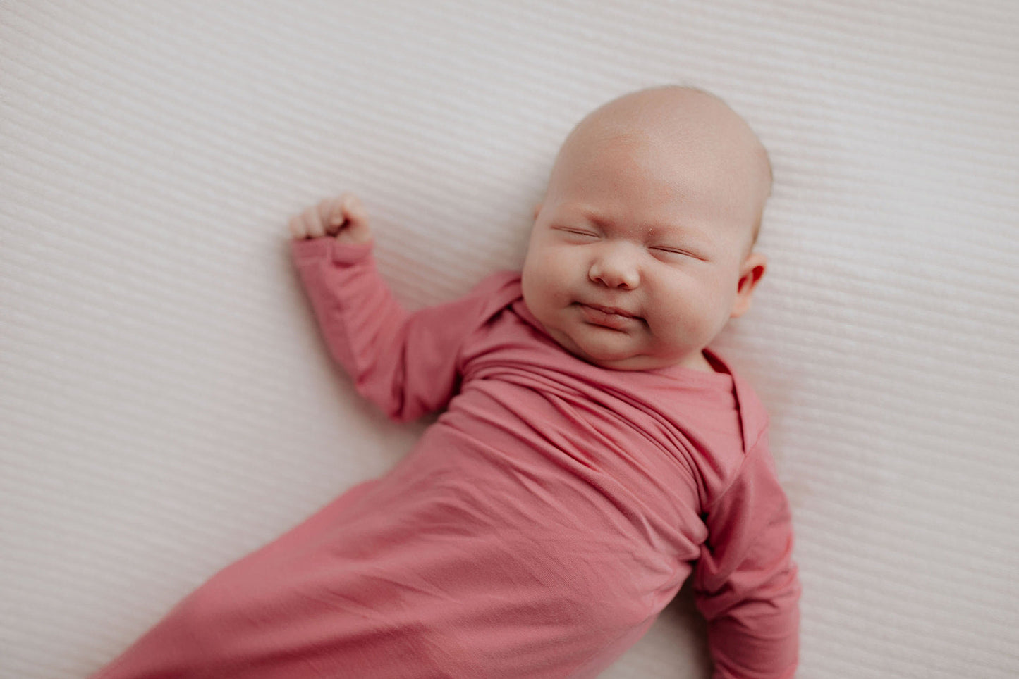 Rose Knotted Newborn Baby Gown