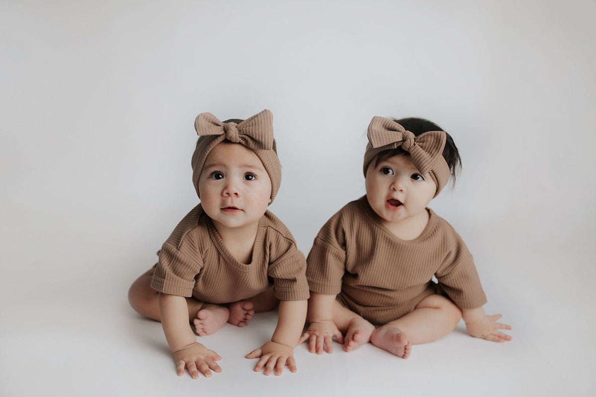 Cocoa Sands Brown Waffle Headband