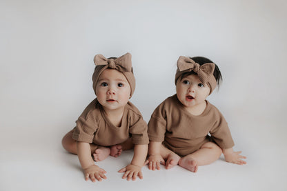 Cocoa Sands Brown Waffle Headband