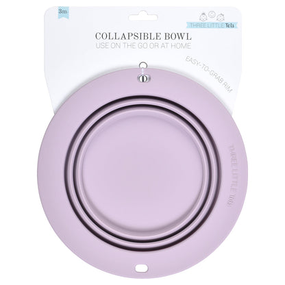Lilac Collapsible Bowl for Travel or Home