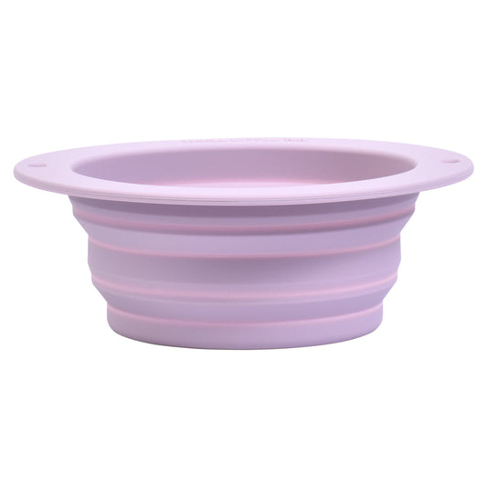 Lilac Collapsible Bowl for Travel or Home