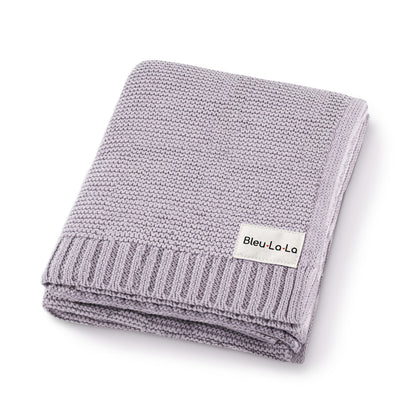 Heritage Knit - 100% Organic Cotton Luxury Knit Baby Swaddle Blanket