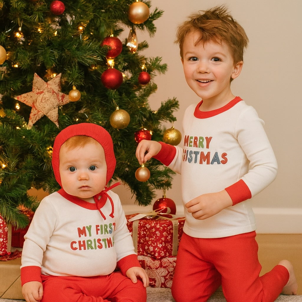 pajamas | my first christmas (baby)