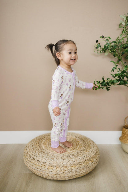 Mia's Mermaids Bamboo Zippy Romper *3-6m left