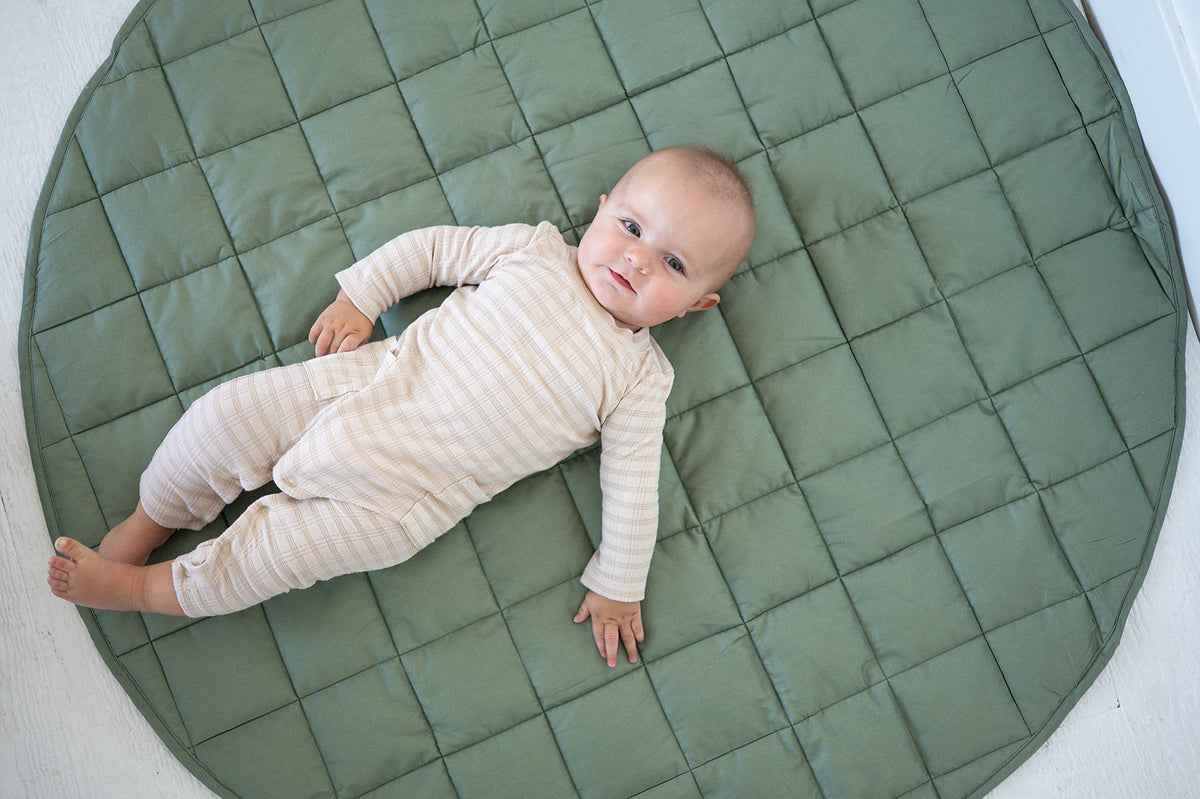 Neutral Round Baby Play Mat