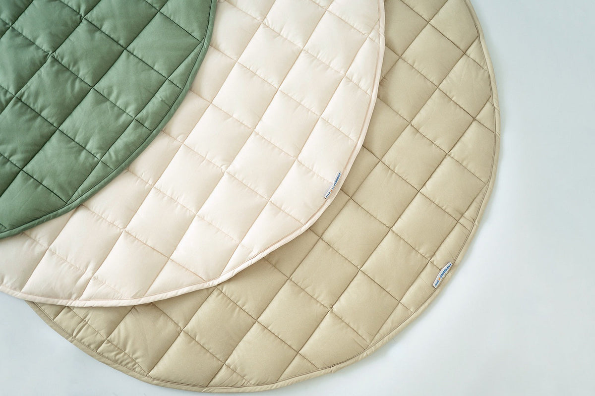 Neutral Round Baby Play Mat