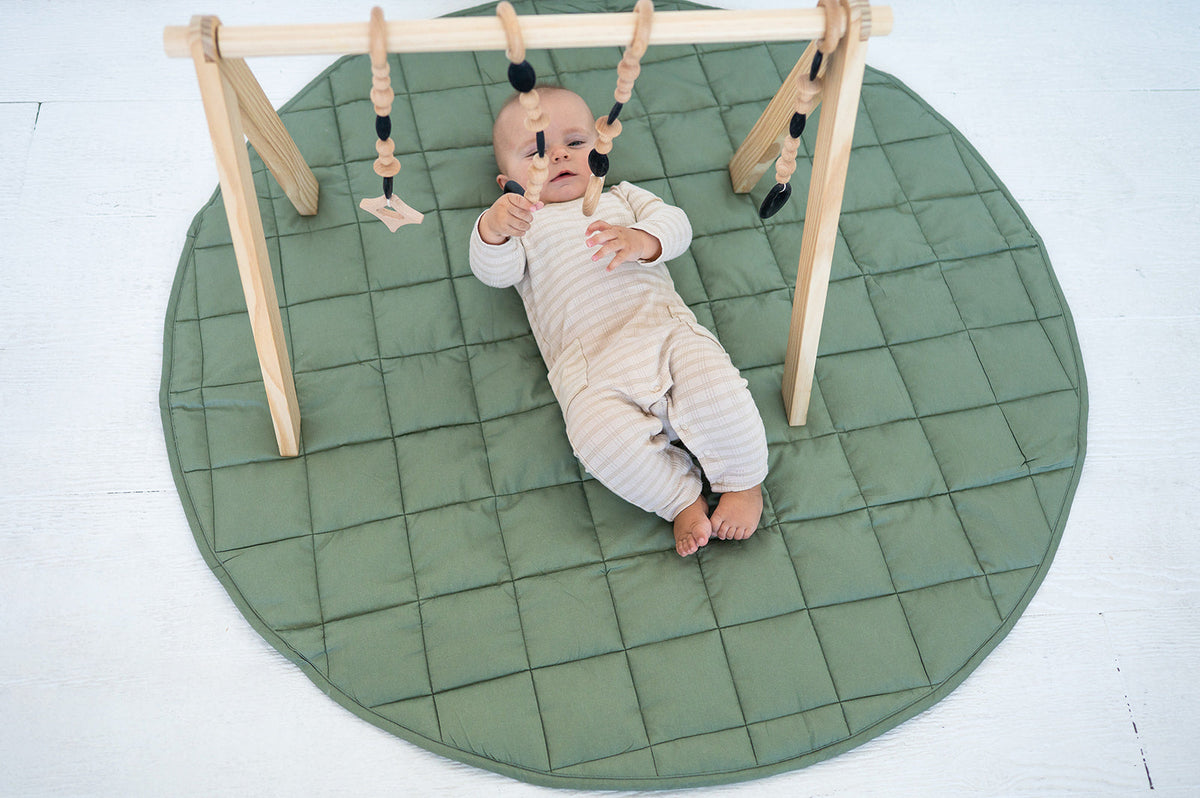 Neutral Round Baby Play Mat