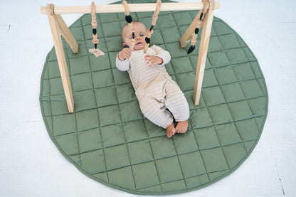 Neutral Round Baby Play Mat