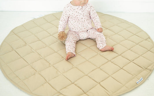 Neutral Round Baby Play Mat