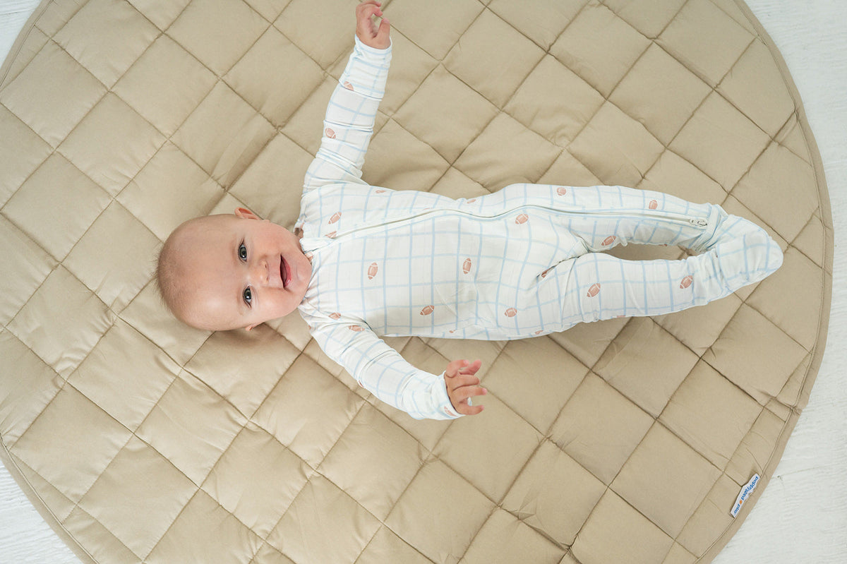 Neutral Round Baby Play Mat