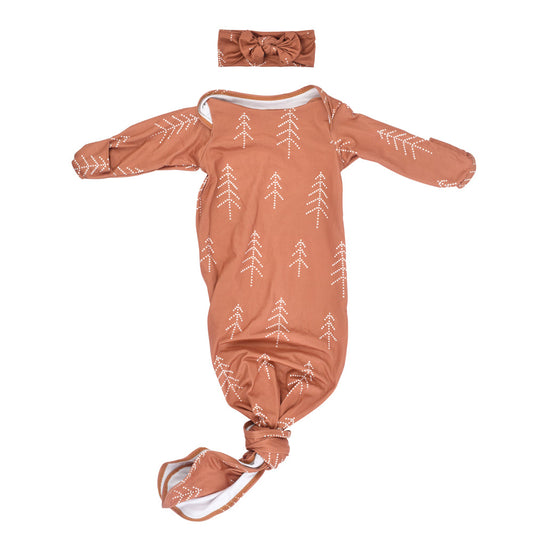 Christmas Pine Tree Knotted Gown