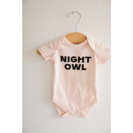 Night Owl Organic Cotton Baby Onesie