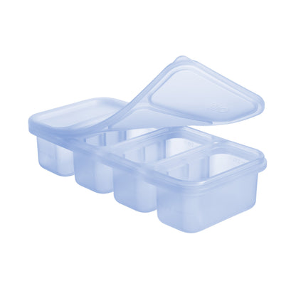 Silicone Baby Food Freezer Tray, 1/2 Cup Portions, with Lid