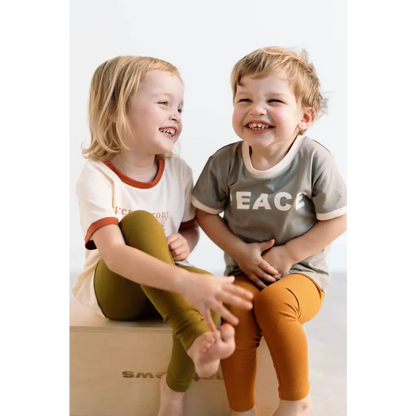 Peace Ringer T-Shirt For Kids