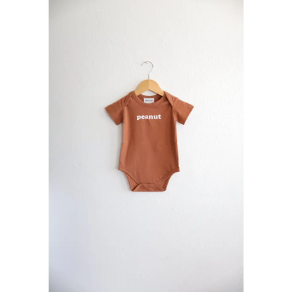Peanut Organic Cotton Baby Onesie