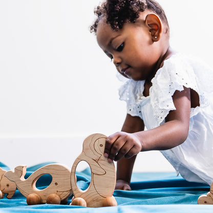 Easy Grasp Penguin Push Toy | Made in the USA 🇺🇸