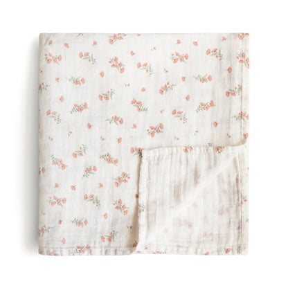 Organic Cotton Muslin Swaddle Blanket