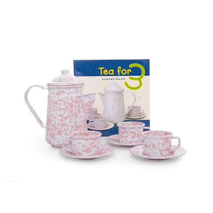 Children's Tea for Three Tea Set, Pink