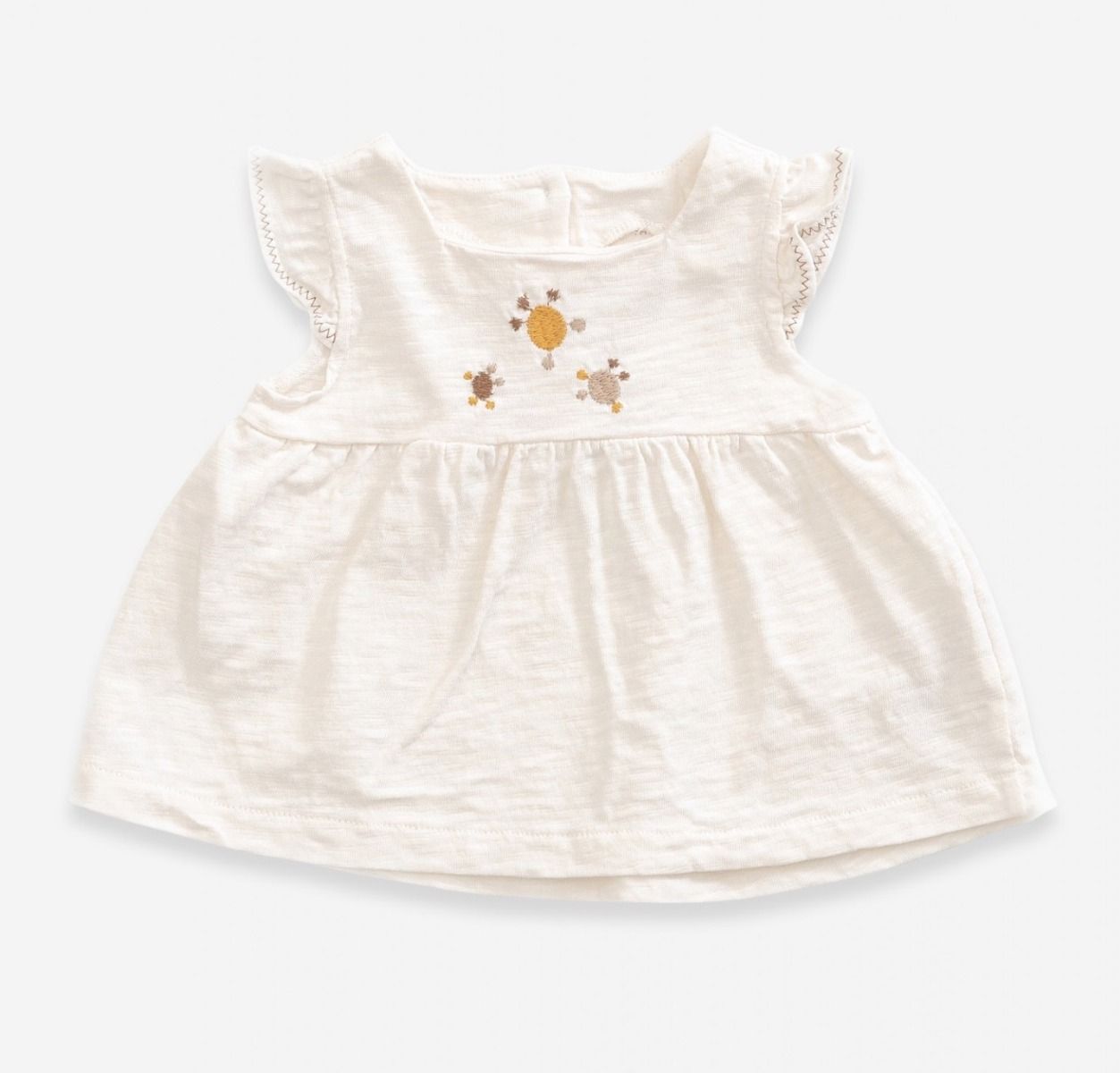 Organic Cotton Embroidered Top