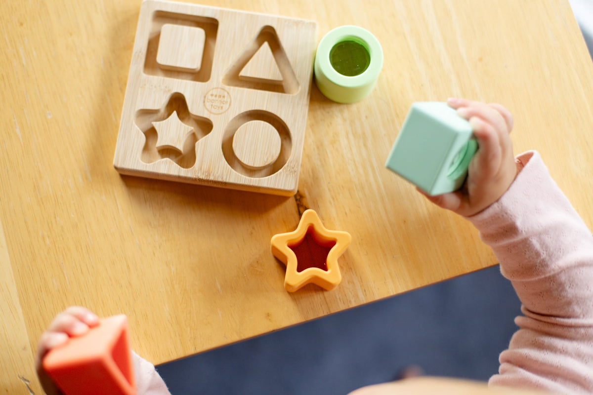 Prism Puzzle - Silicone + Wood