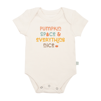 graphic bodysuit | pumpkin spice nice
