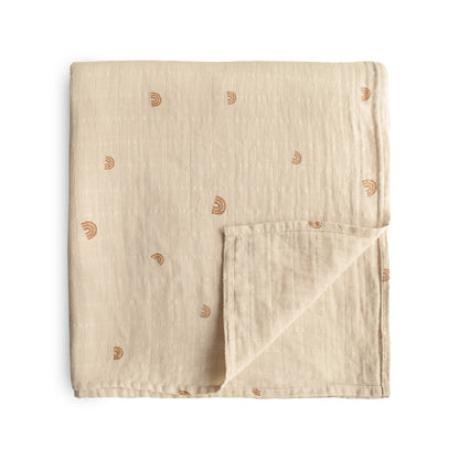 Organic Cotton Muslin Swaddle Blanket