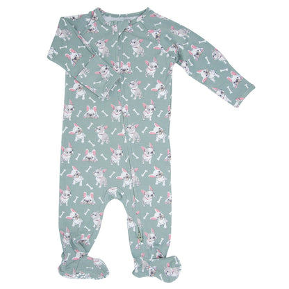 Ruff and Stuff Zipper Footie