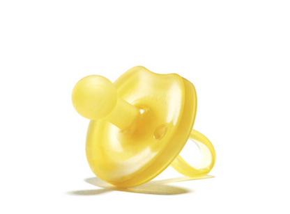 Natursutten Rubber Butterfly Rounded Pacifier, 0-6, Single Pack