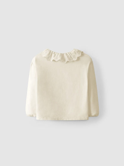 Embroidered Ruffle Top Set of 2