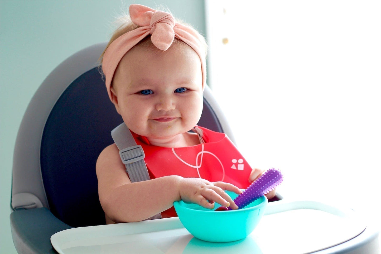 SiiliKids Silicone Baby Spoons, 2pk