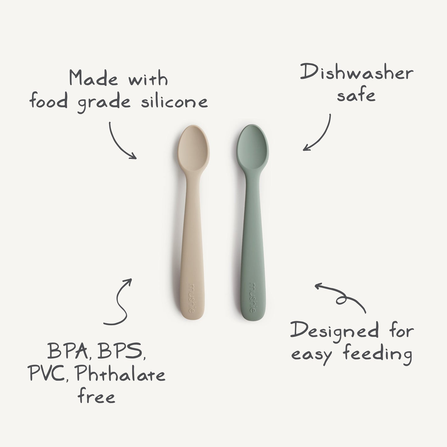 Silicone Feeding Spoons