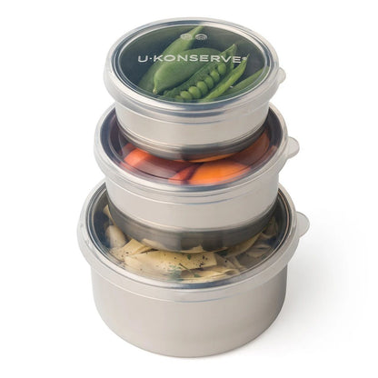 Round Nesting Trio Food Storage Containers