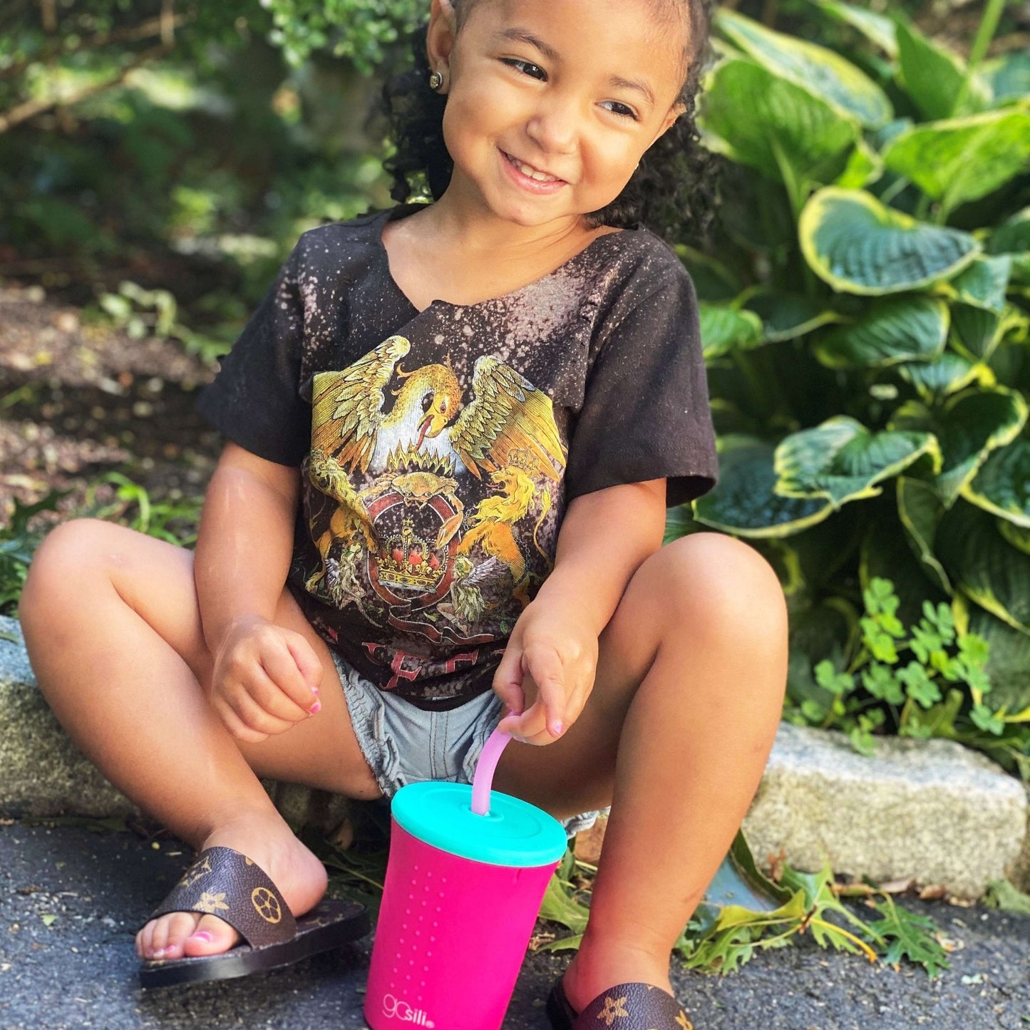 Silikids Silicone Straw Cup for Kids, 12oz