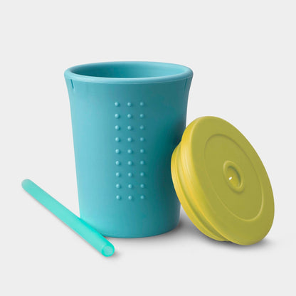 Silikids Silicone Straw Cup for Kids, 12oz