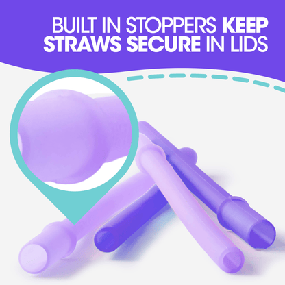 SiliStraw Connectable Silicone Straw