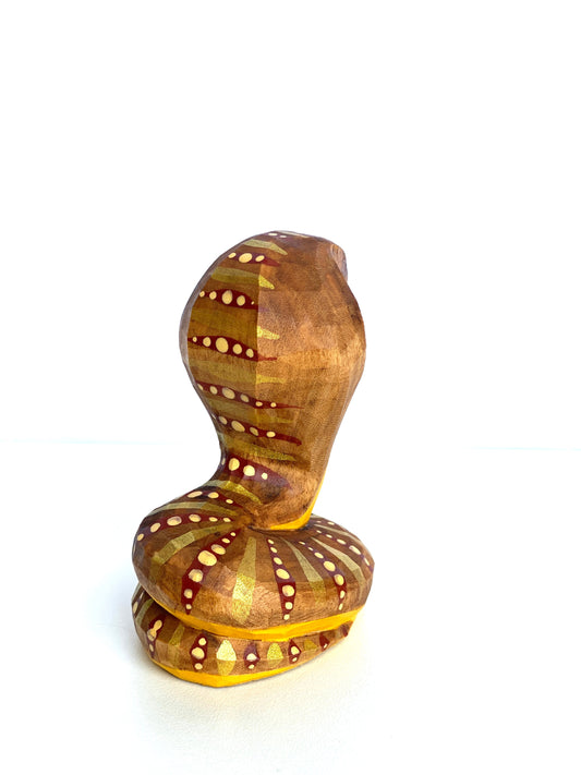 Wood Snake Cobra toy