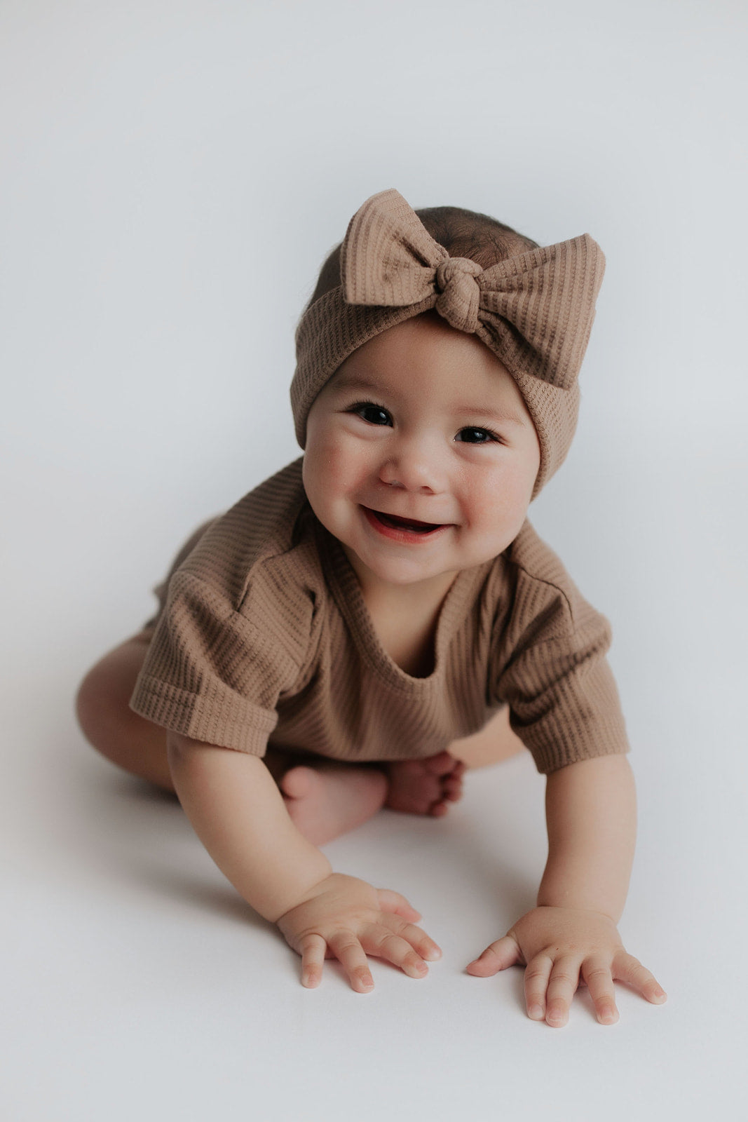 Cocoa Sands Brown Waffle Headband